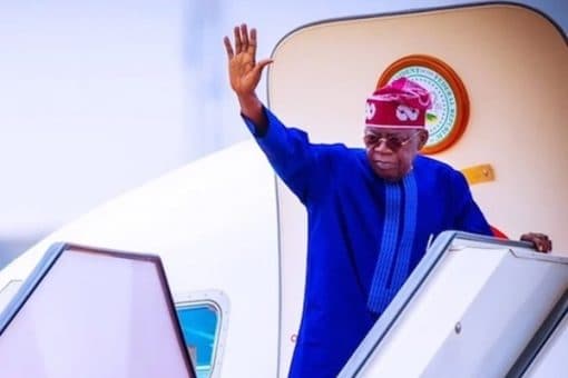 BREAKING: Tinubu Departs Paris, Heads to Lagos for 2027 Political Engagements